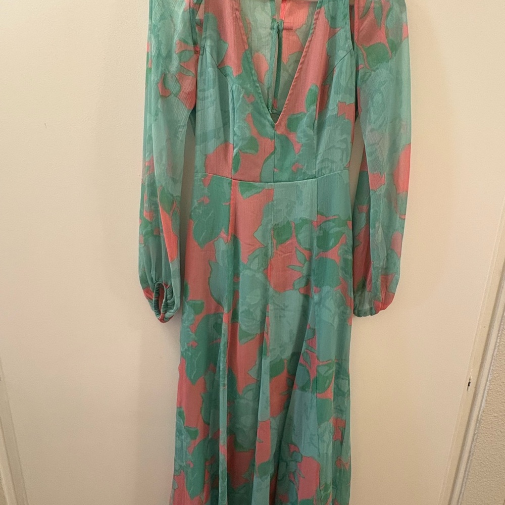 ASOS Floral Long Sleeve Dress